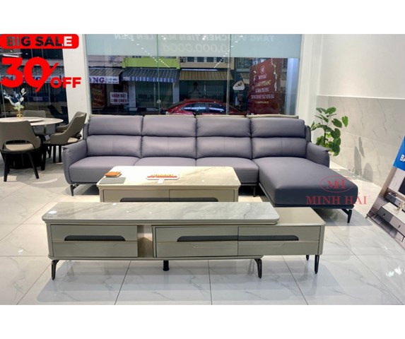 Sofa da bò thật nhập khẩu FM558